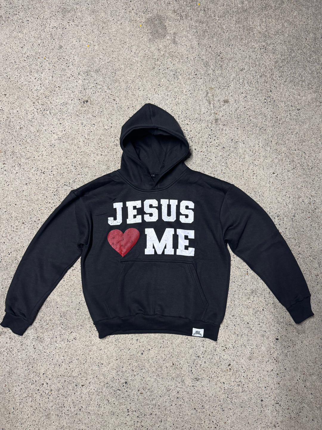 Jesus Love Me Hoodie - Black