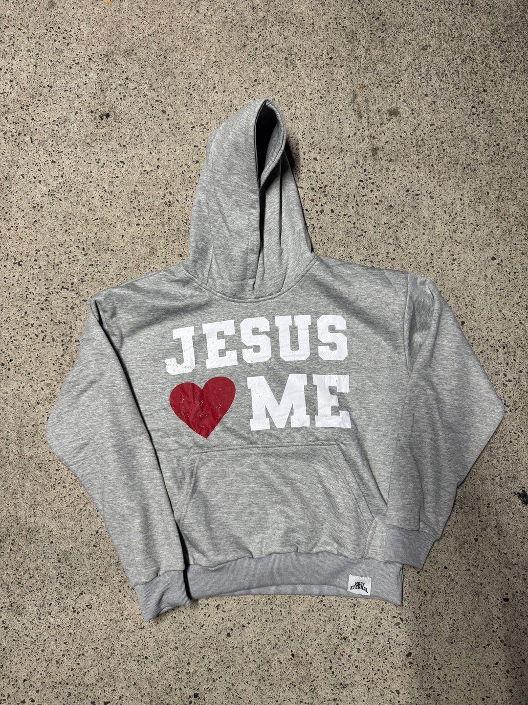 Jesus Love Me Hoodie - Gray